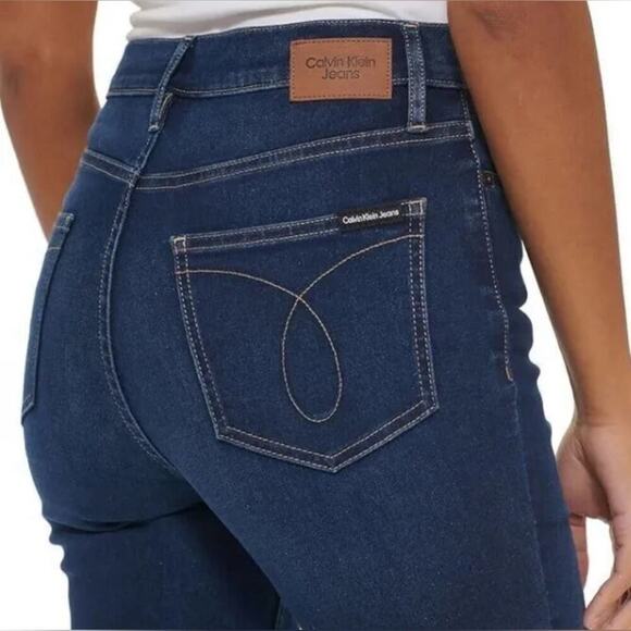 Calvin Klein Women's Jeans High Rise Skinny Blue Jean Size 6 NWT - Picture 9 of 9